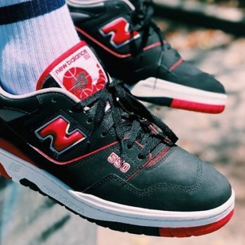 New Balance 550 Black Red